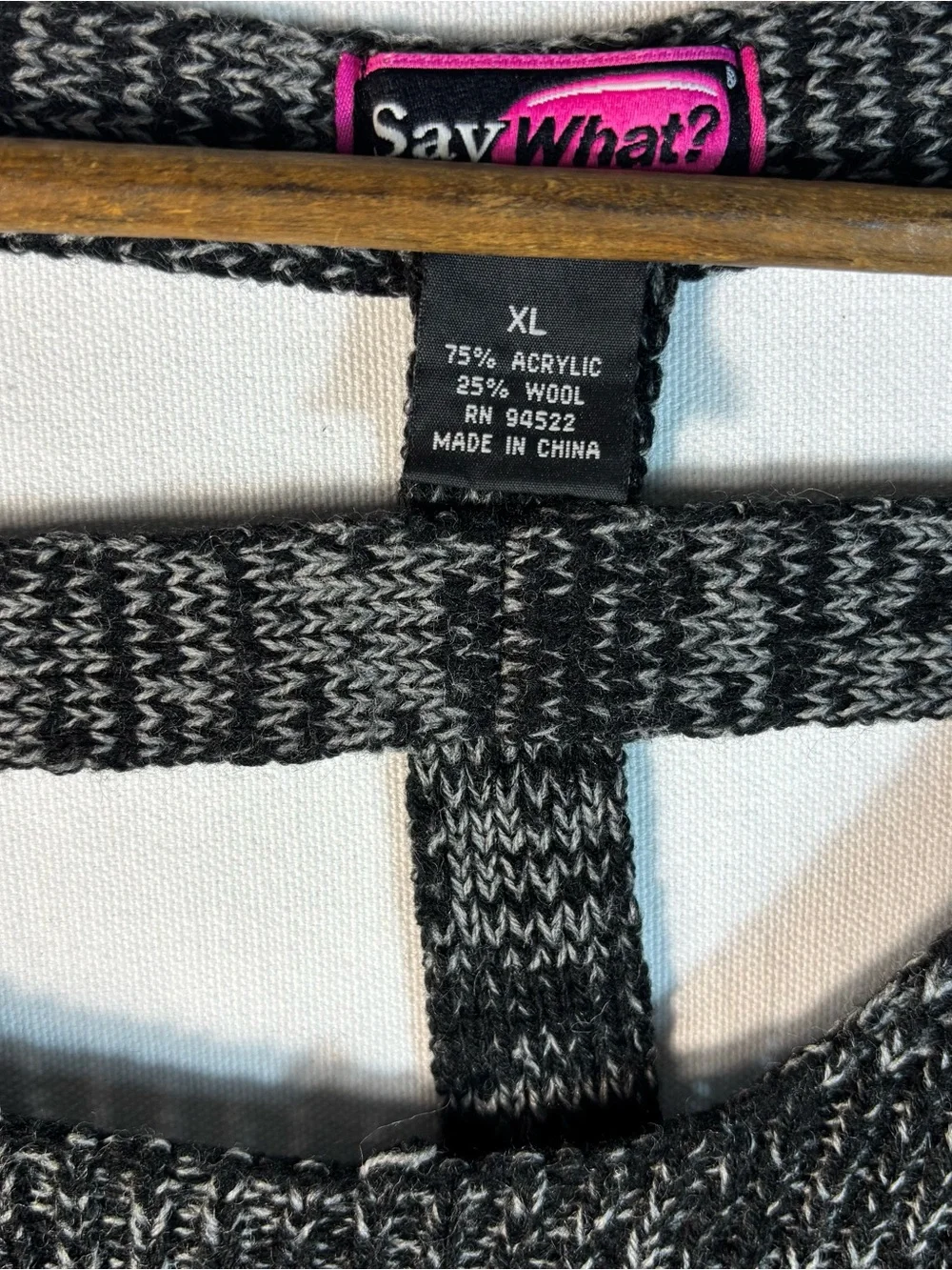 Say What? soft charcoal